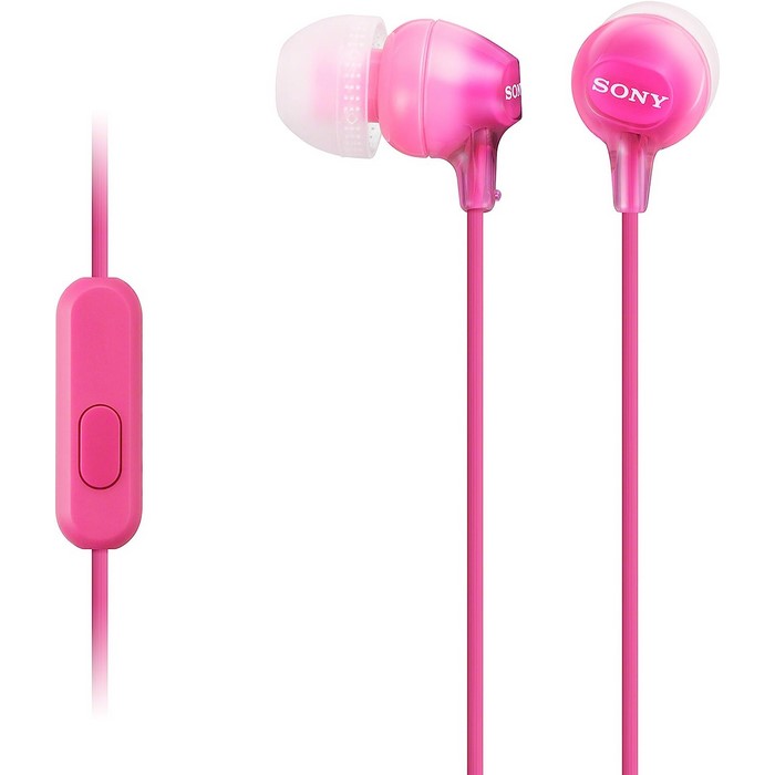 AURICULAR SONY MDREX15AP MINI JACK, ROSA          