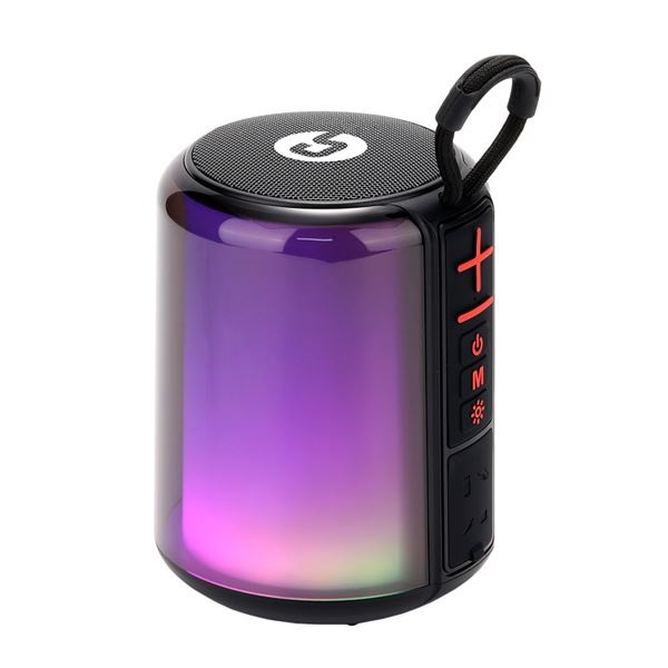 ALTAVOZ COOLSOUND CS0257 5W BLUETOOTH, LED, NEGRO 