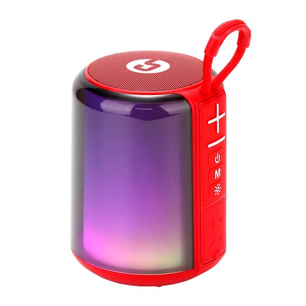 ALTAVOZ COOLSOUND CS0259 5W BLUETOOTH, LED, ROJO  