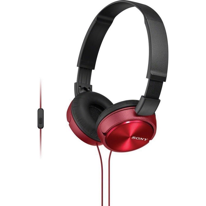 AURICULAR SONY MDRZX310APR CABLE MINI JACK ROJO   