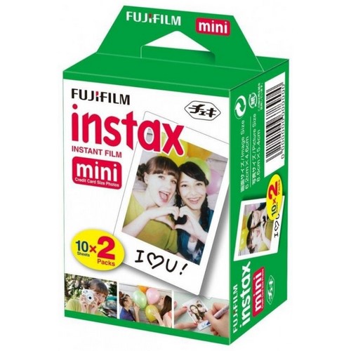 PELICULA FUJI INSTAX MINI GLOSSY 2X10 FOTOS       