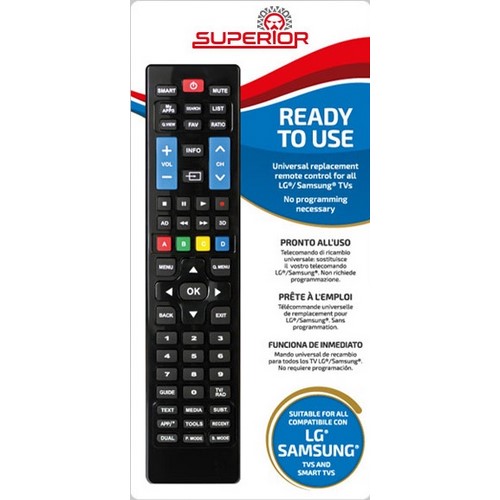 MANDO TELEVISOR SUPERIOR UNIVERSAL SAMSUNG / LG   