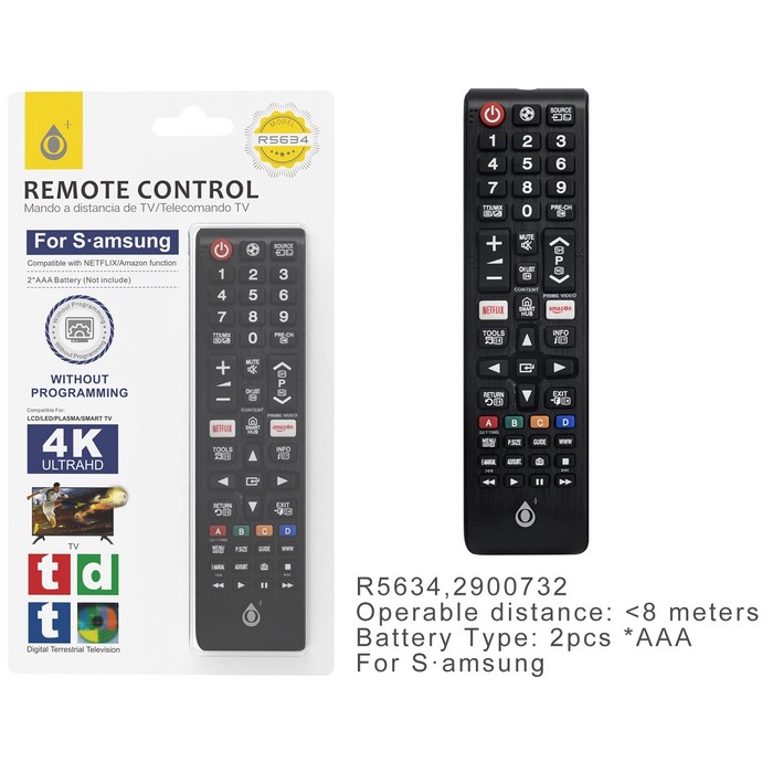 MANDO TELEVISOR ONE+ R5634 UNIVERSAL SAMSUNG      