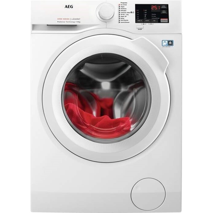 LAVADORA AEG L6FBI147P CLASE A 10 KILOS 1400RPM   
