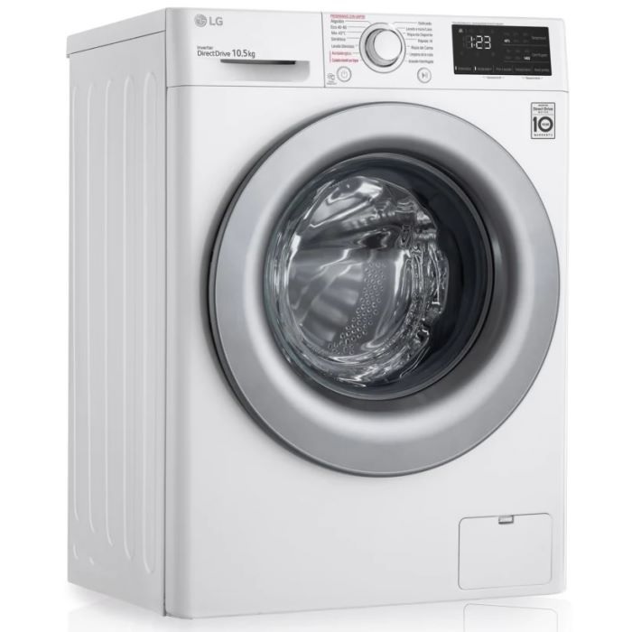 LAVADORA LG F4WV301S4WA CLASE A 10,5 KILOS 1400RPM