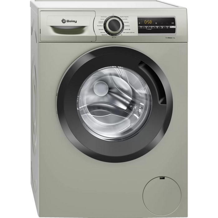 LAVADORA BALAY 3TS983XE CLASE C 8KG 1200RPM INOX  