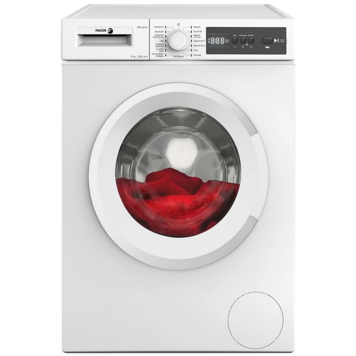 LAVADORA FAGOR 3FE8212 CLASE D, 8 KILOS 1200RPM   