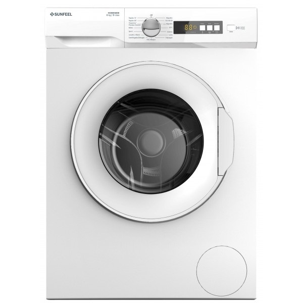 LAVADORA SUNFEEL MIDI8000 CLASE D 8 KILOS 1000RPM 