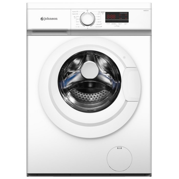 LAVADORA JOHNSON NARCEA70 CLASE D, 7 KILOS 1200RPM