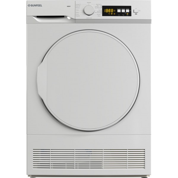 SECADORA SUNFEEL SC801, B, 8 KILOS, CONDENSACION  