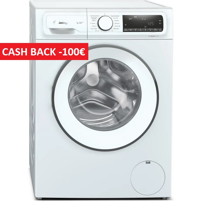 LAVADORA BALAY 3TS3107BD CLASE A 10KG 1400RPM     