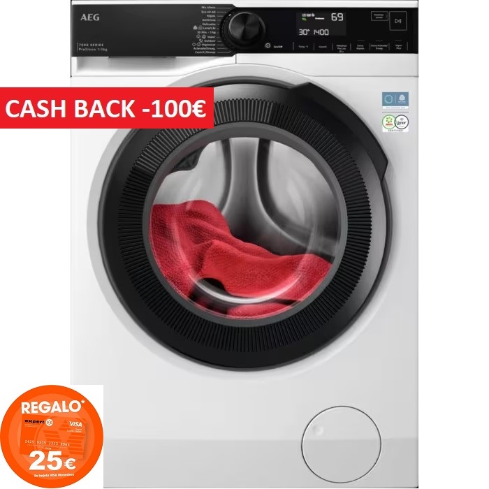 LAVADORA AEG LFSR7304L4BP CLASE A 11 KILOS 1400RPM
