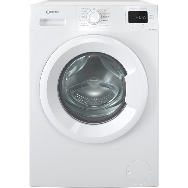 LAVADORA INDESIT IMA864, CLASE A 8 KILOS 1400RPM  