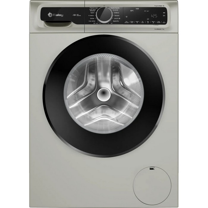 LAVADORA BALAY 3TS495XS CLASE A, 9KG, 1400RPM INOX