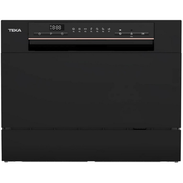 LAVAVAJILLAS TEKA LC24700BK, F, COMPACTO NEGRO    