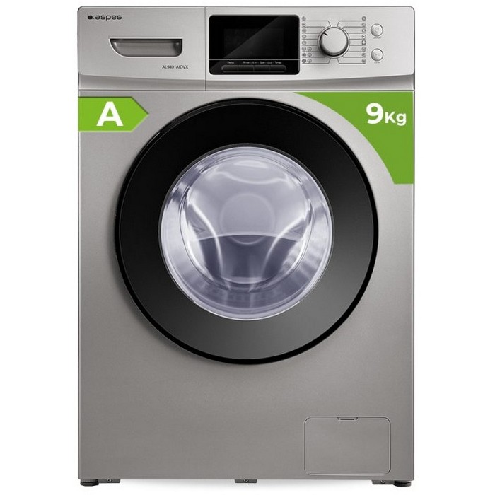 LAVADORA ASPES AL9401AIDVX, A, 9KG 1400RPM INOX   