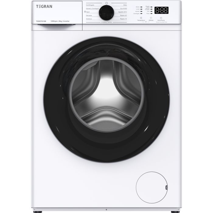 LAVADORA TEGRAN TGSCF6126I CLASE A 6 KILOS 1200RPM