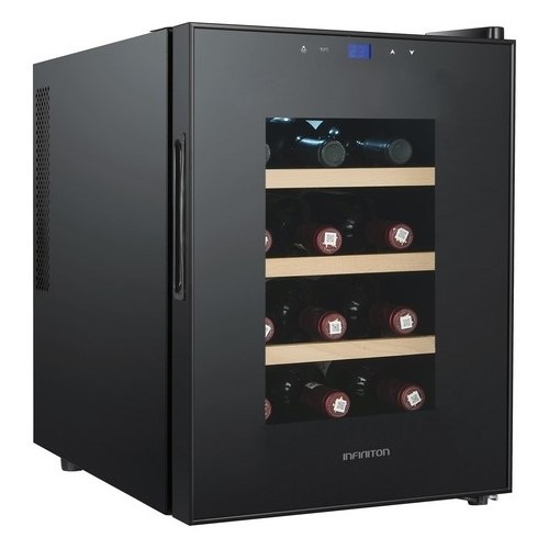 VINOTECA INFINITON WCL12L 12 BOTELLAS, NEGRO      