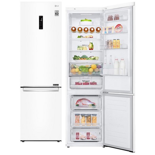 FRIGO COMBI LG GBB72SWDMN, E 203X60 NO FROST BCO  