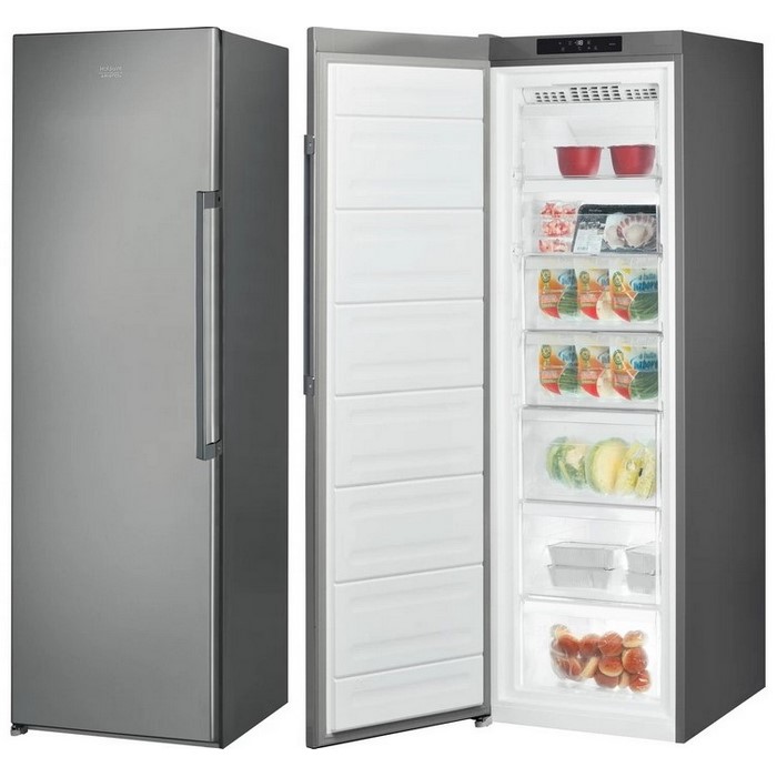CONGELADOR HOTPOINT UH8F1CX1, F, 188X60 INOX      
