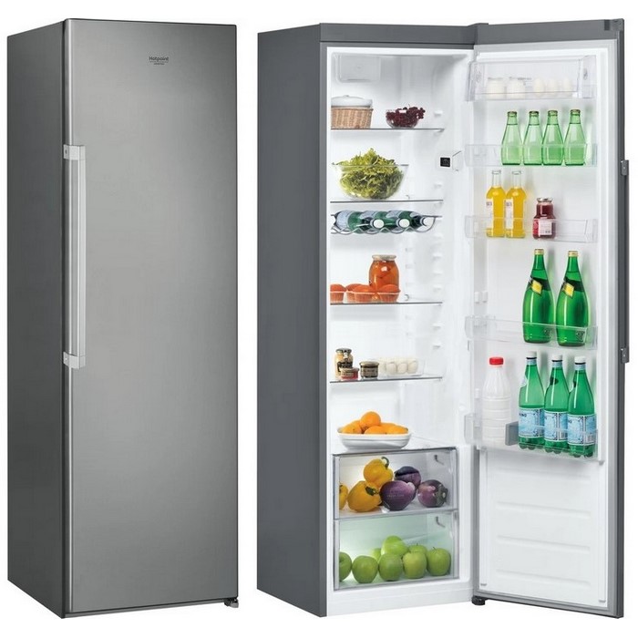 FRIGORIFICO HOTPOINT SH81QXRFD1, F, 188X60 INOX   