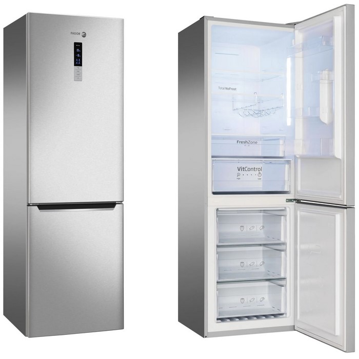 FRIGO COMBI FAGOR 3FFK6645X E 186X60 NO FROST INOX