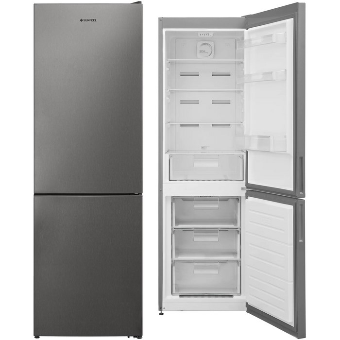 FRIGO COMBI SUNFEEL FGF1864FX, E, 186X60 NO FROST 