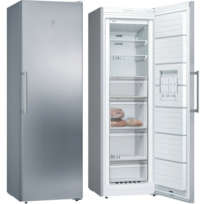 CONGELADOR BALAY 3GFE553ME, E 186X60 NF INOX MATE 