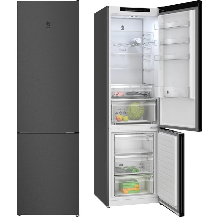 FRIGO COMBI BALAY 3KFD753GI, D 203X60 NF GRAFITO  