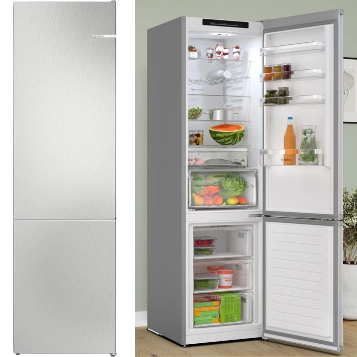 FRIGO COMBI BOSCH KGN392LAG, A, 203X60 NF INOX    