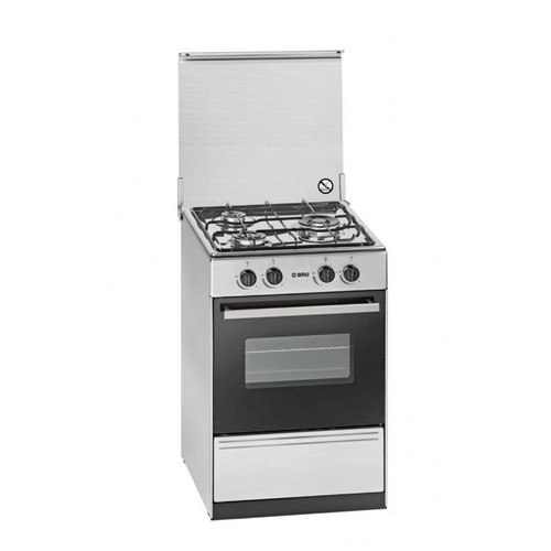 COCINA BRU ECC3FGIX INOX 51,5CM 3 FUEGOS GAS WOK  