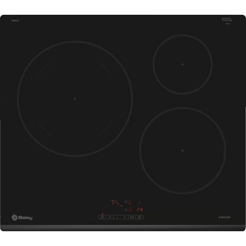 PLACA INDUCCION BALAY 3EB865FR 3 ZONAS 28CM BISEL 