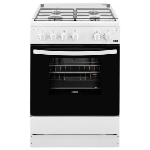COCINA ZANUSSI ZCG61281WA BLANCA 60CM 4 FUEGOS GAS