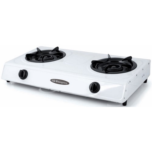 HORNILLO ORBEGOZO FO2600 2 FUEGOS GAS BCO SIN TAPA