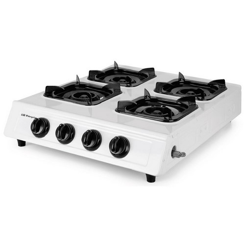 HORNILLO ORBEGOZO FO4000 4 FUEGOS GAS BLANCO      