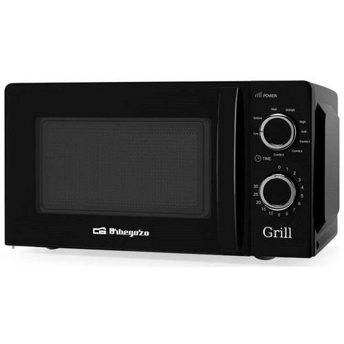 MICROONDAS ORBEGOZO MIG2131 NEGRO 20 LITROS GRILL 