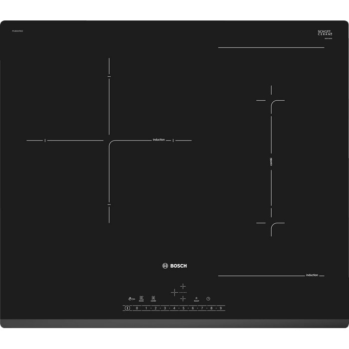 PLACA INDUCCION BOSCH PVJ631FB1E 3 ZONAS, COMBI   