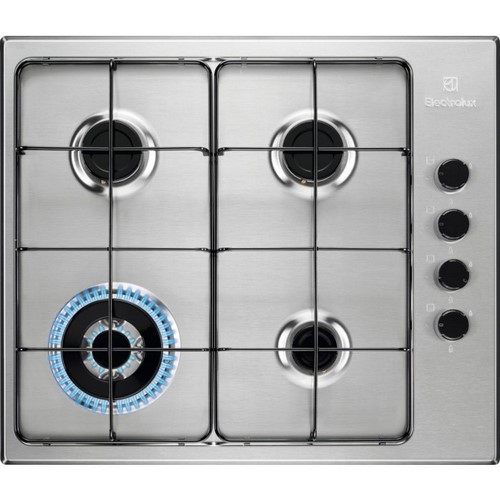 PLACA GAS ELECTROLUX EGS6414X INOX 4 FUEGOS, WOK  