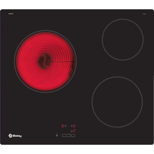 PLACA VITRO BALAY 3EB764EN 3 ZONAS, 23CM          