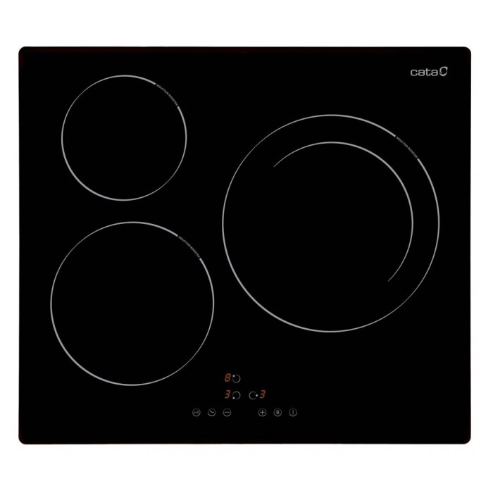 PLACA INDUCCION CATA IBG6303BK 3 ZONAS 28CM       