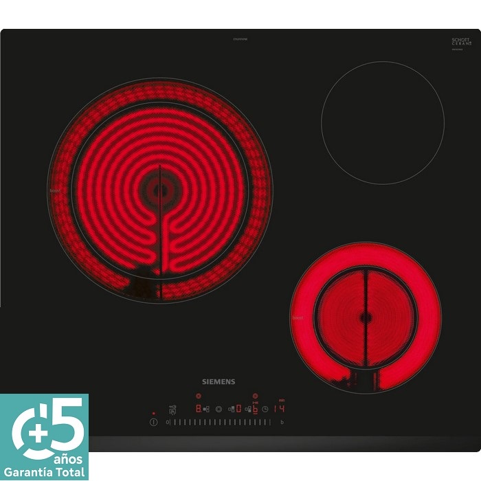 PLACA VITRO SIEMENS ET631FKP8E 3 ZONAS, 2 X DOBLE 