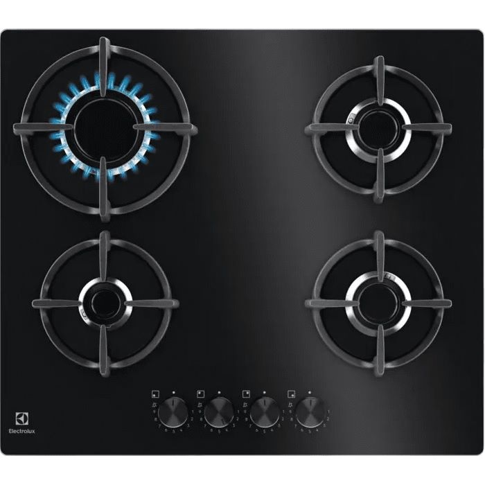 PLACA GAS ELECTROLUX EGG64272K CRISTAL 4 FUEGOS   