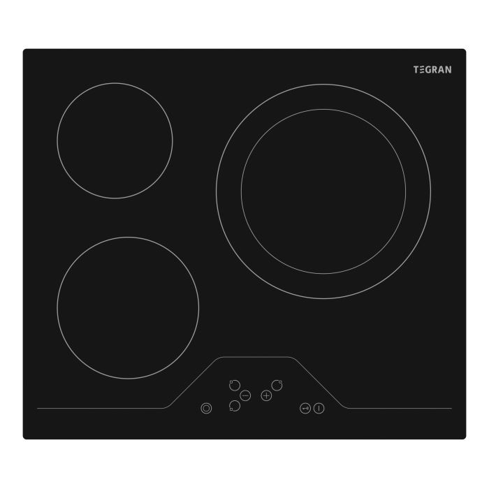 PLACA VITRO TEGRAN TGVPV323 3 ZONAS, 29CM         