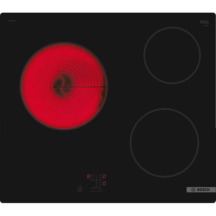 PLACA VITRO BOSCH PKM61RAA8E 3 ZONAS, 23CM        