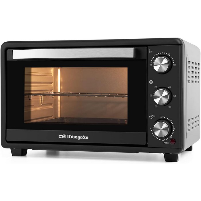 HORNO ORBEGOZO HOT306 30 LITROS TURBO NEGRO       