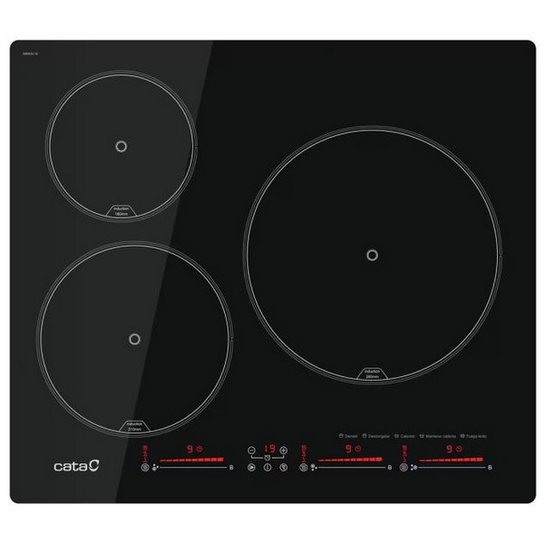 PLACA INDUCCION CATA IBS6303E2 3 ZONAS, 28CM      