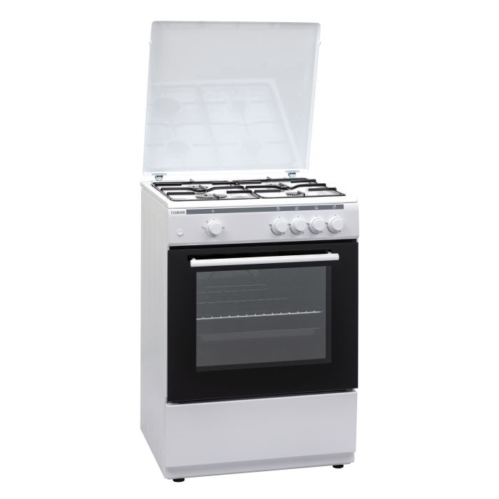 COCINA TEGRAN TGVCG6025B BLANCA 60CM 4 FUEGOS GAS 