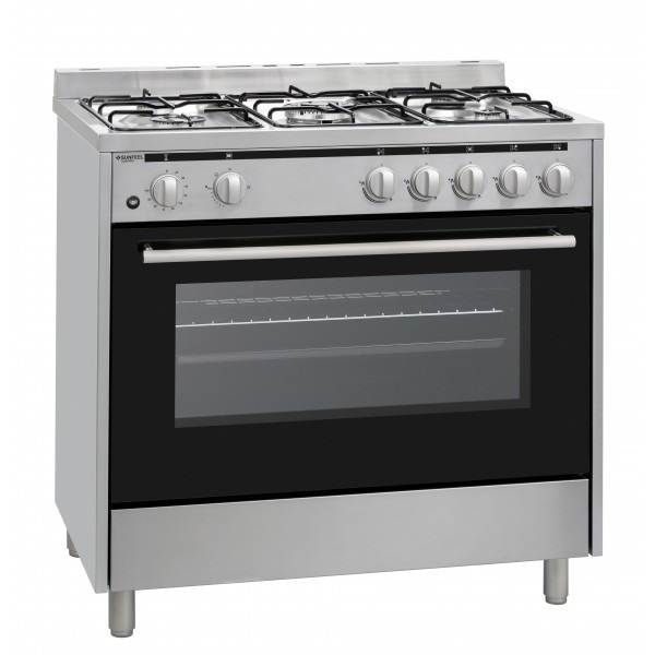 COCINA SUNFEEL CO592PRO INOX 90CM 5 FUEGOS GAS WOK