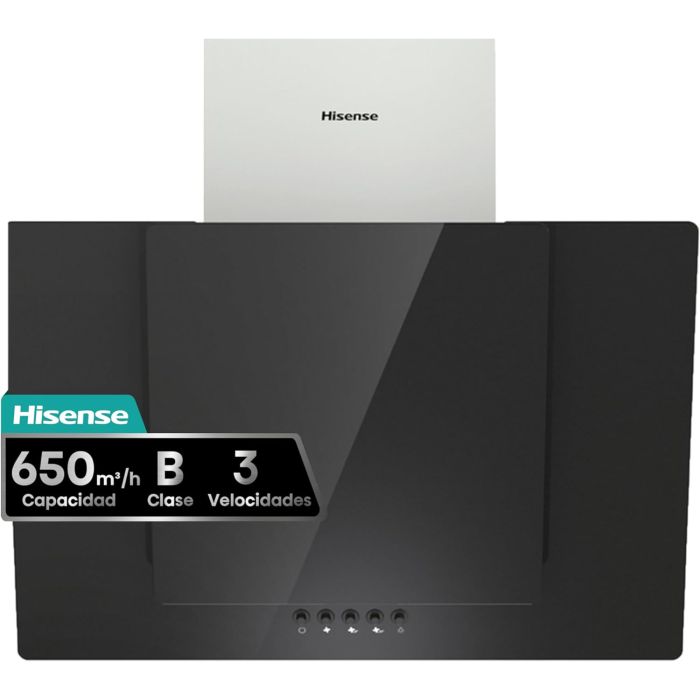 CAMPANA HISENSE CH6IN6BXBG CRISTAL NEGRA 60CM DECO