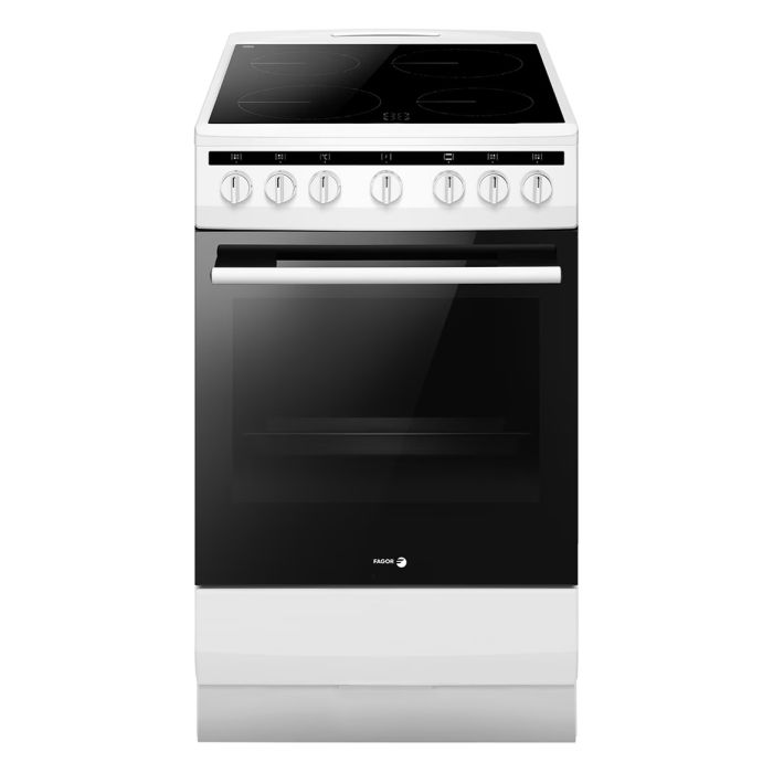 COCINA FAGOR CLV500BB BLANCA 50CM 4 ZONAS VITRO   